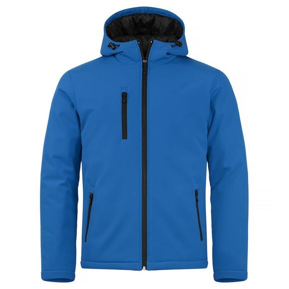 Clique Mens Padded Soft Shell Jacket / Royal Blue
